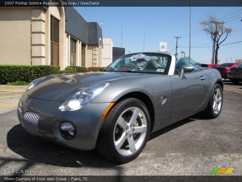 Sly Gray / Steel/Sand 2007 Pontiac Solstice Roadster