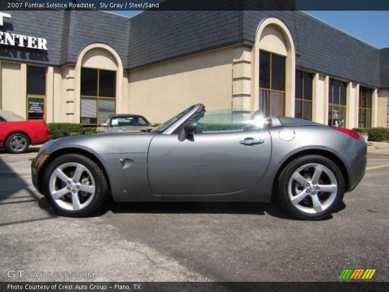 Sly Gray / Steel/Sand 2007 Pontiac Solstice Roadster