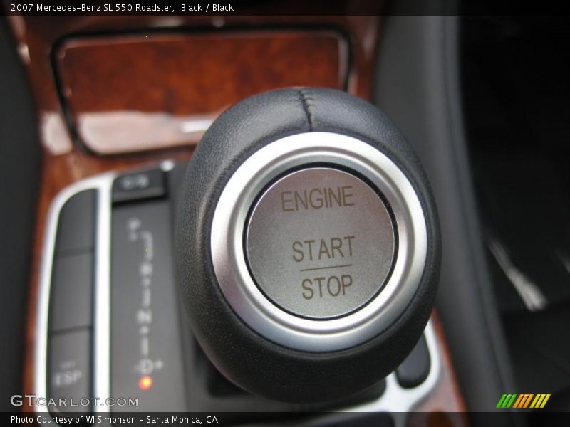 Black / Black 2007 Mercedes-Benz SL 550 Roadster