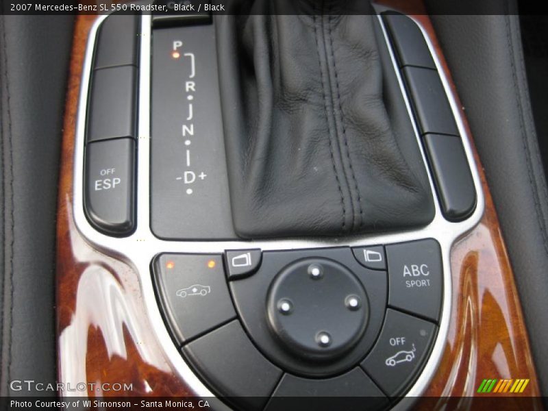 Black / Black 2007 Mercedes-Benz SL 550 Roadster