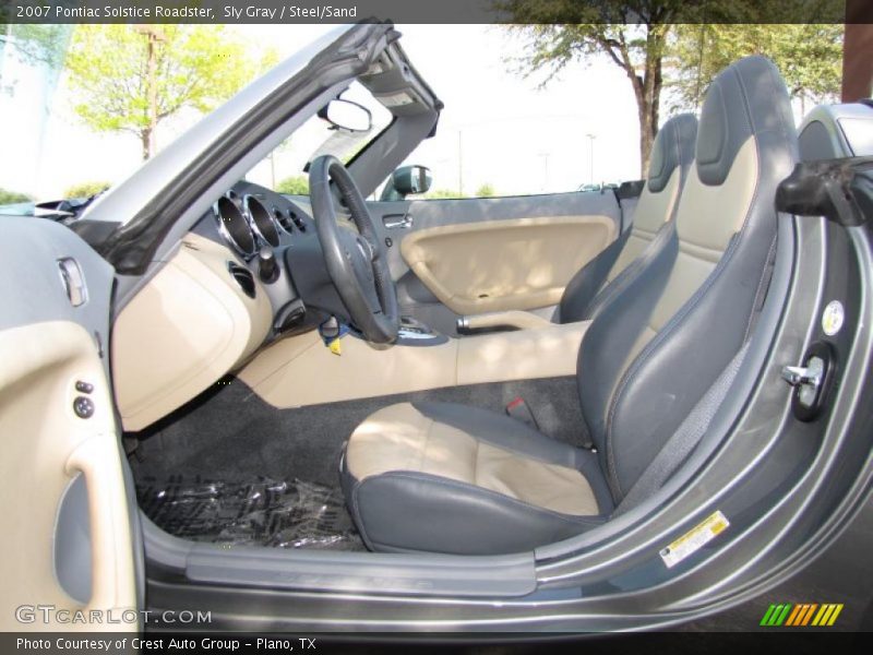 Sly Gray / Steel/Sand 2007 Pontiac Solstice Roadster
