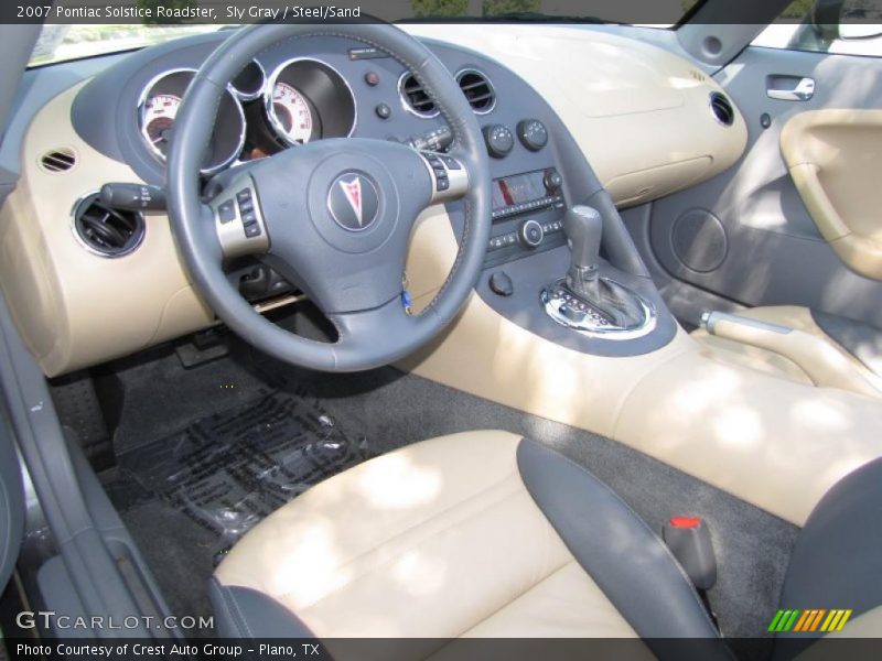 Sly Gray / Steel/Sand 2007 Pontiac Solstice Roadster