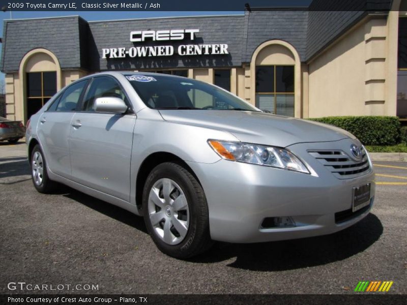 Classic Silver Metallic / Ash 2009 Toyota Camry LE