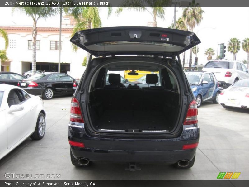 Capri Blue Metallic / Black 2007 Mercedes-Benz GL 450