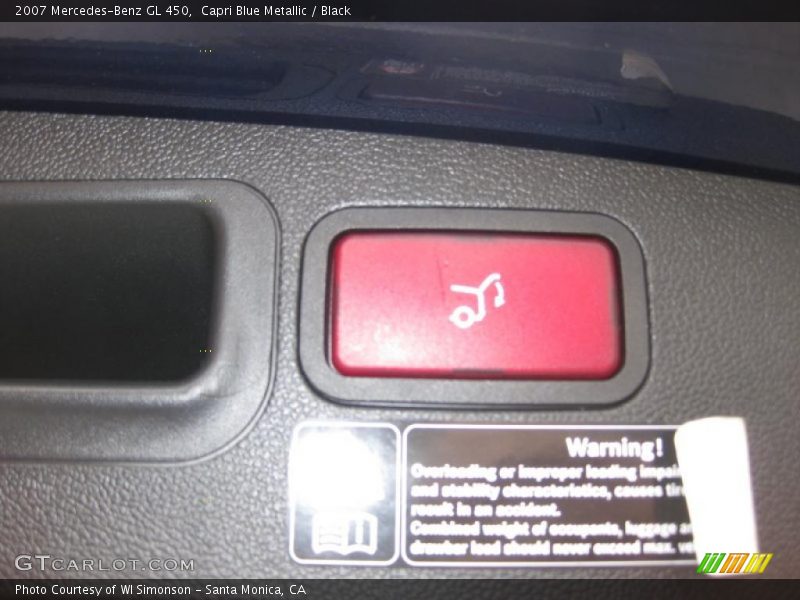 Capri Blue Metallic / Black 2007 Mercedes-Benz GL 450