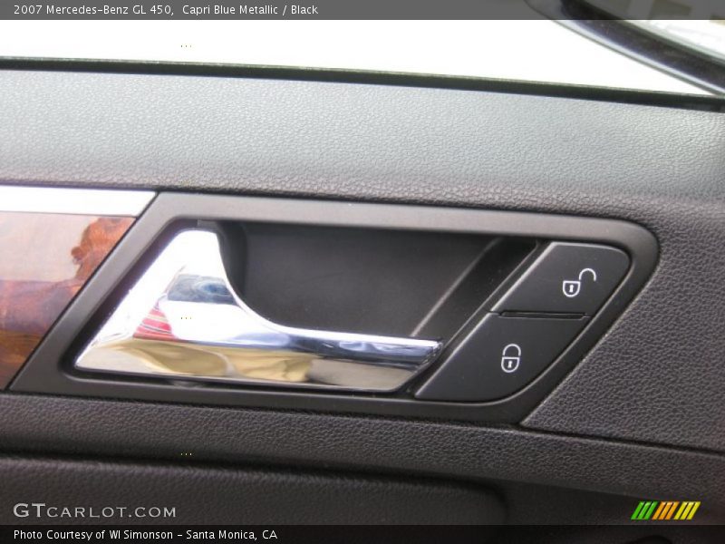 Capri Blue Metallic / Black 2007 Mercedes-Benz GL 450