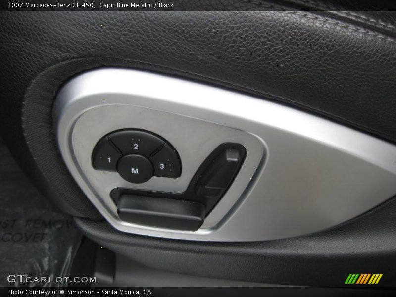 Capri Blue Metallic / Black 2007 Mercedes-Benz GL 450
