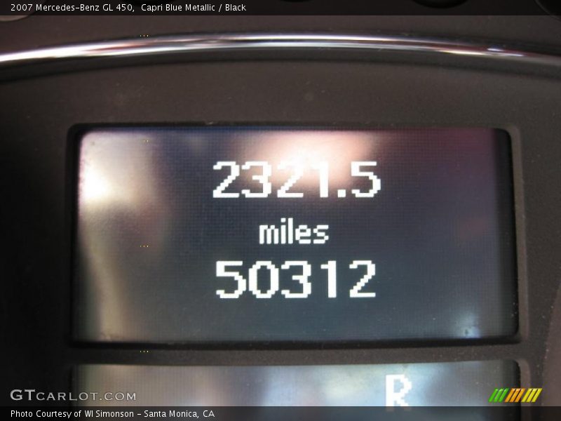 Capri Blue Metallic / Black 2007 Mercedes-Benz GL 450