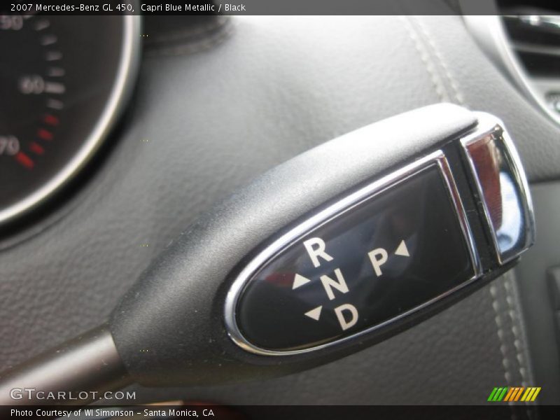 Capri Blue Metallic / Black 2007 Mercedes-Benz GL 450