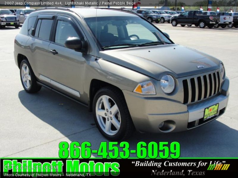 Light Khaki Metallic / Pastel Pebble Beige 2007 Jeep Compass Limited 4x4