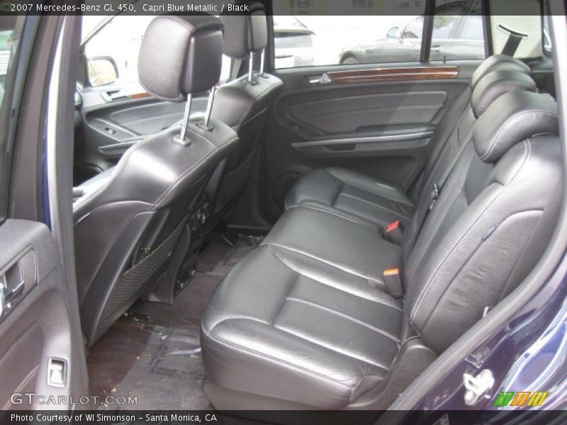 Capri Blue Metallic / Black 2007 Mercedes-Benz GL 450