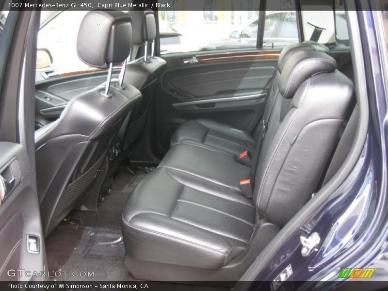 Capri Blue Metallic / Black 2007 Mercedes-Benz GL 450