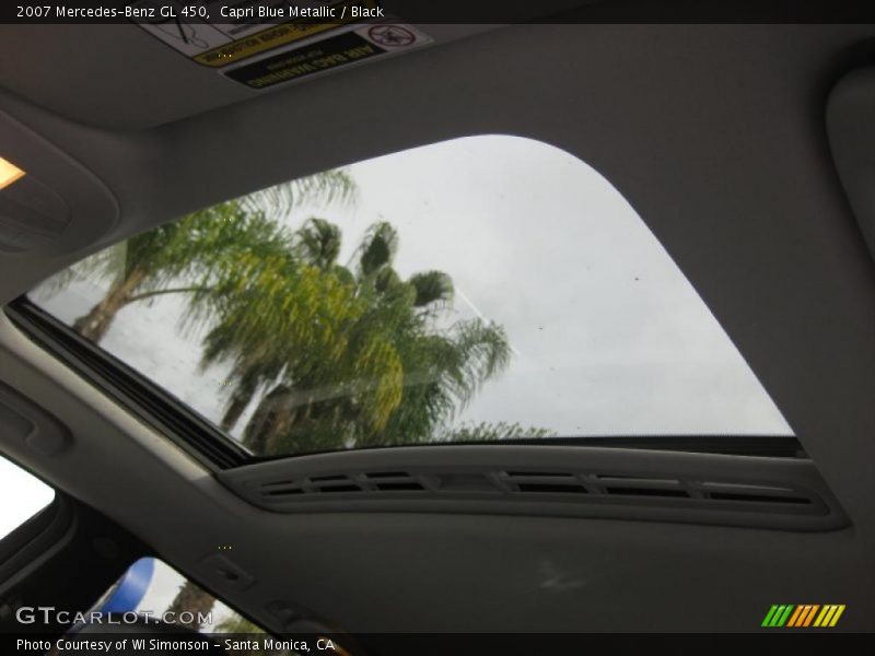 Capri Blue Metallic / Black 2007 Mercedes-Benz GL 450