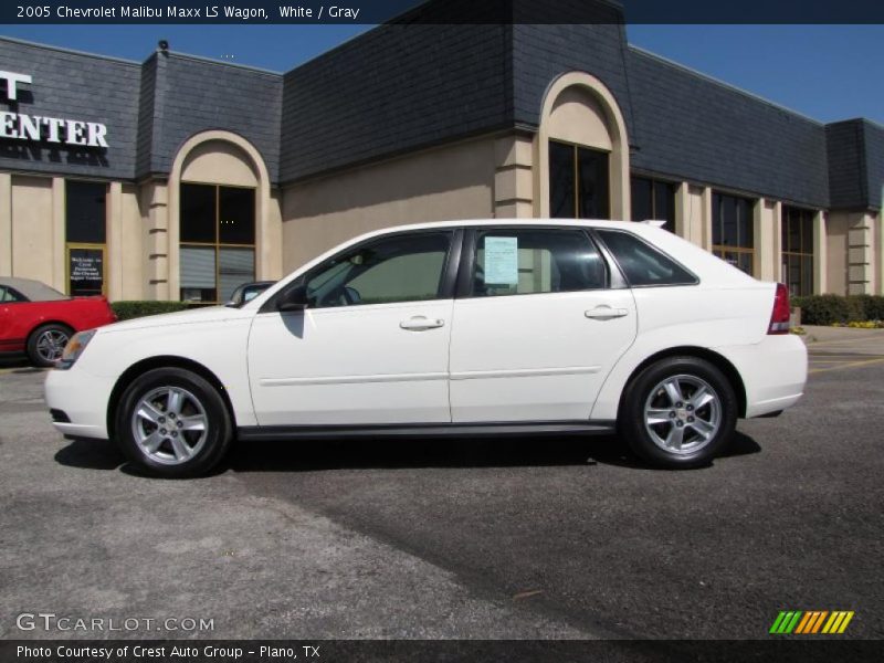 White / Gray 2005 Chevrolet Malibu Maxx LS Wagon