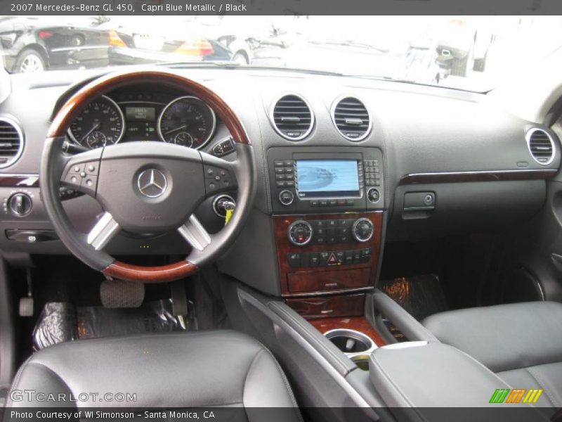 Capri Blue Metallic / Black 2007 Mercedes-Benz GL 450