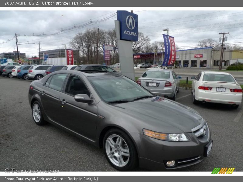 Carbon Bronze Pearl / Ebony 2007 Acura TL 3.2