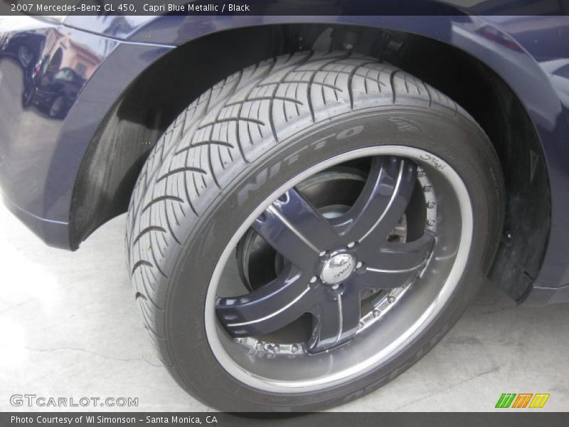 Capri Blue Metallic / Black 2007 Mercedes-Benz GL 450