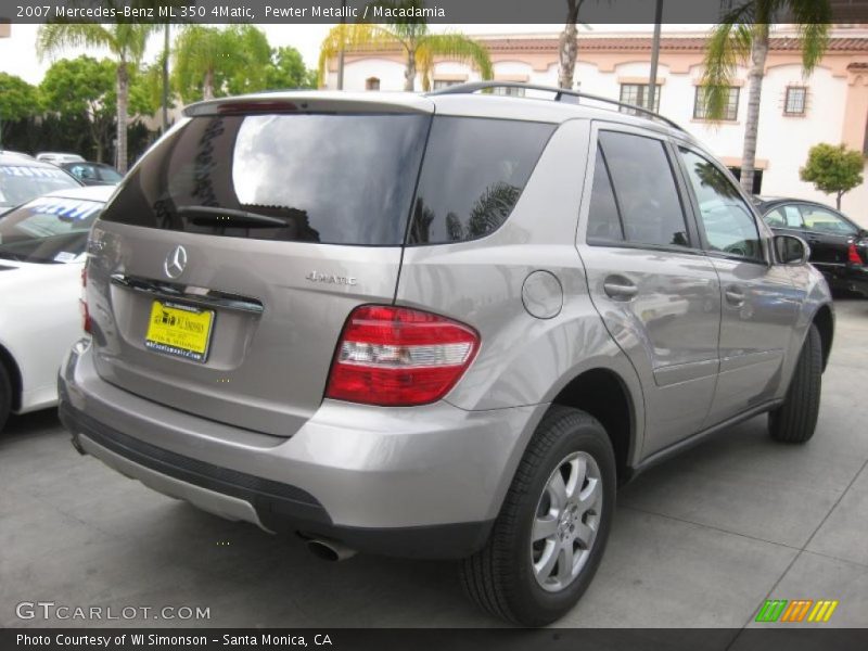 Pewter Metallic / Macadamia 2007 Mercedes-Benz ML 350 4Matic