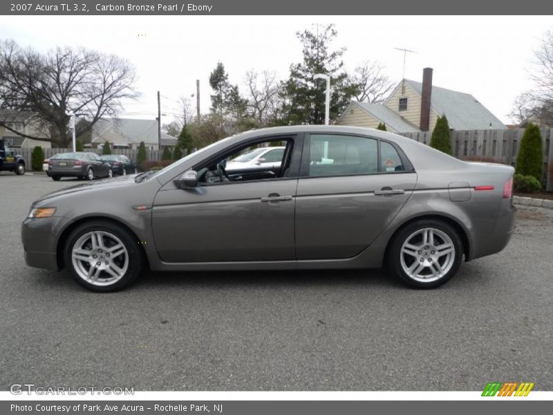 Carbon Bronze Pearl / Ebony 2007 Acura TL 3.2