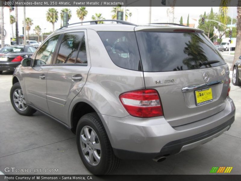 Pewter Metallic / Macadamia 2007 Mercedes-Benz ML 350 4Matic