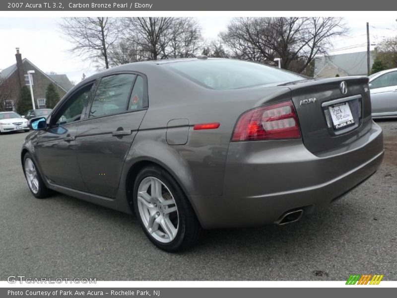 Carbon Bronze Pearl / Ebony 2007 Acura TL 3.2