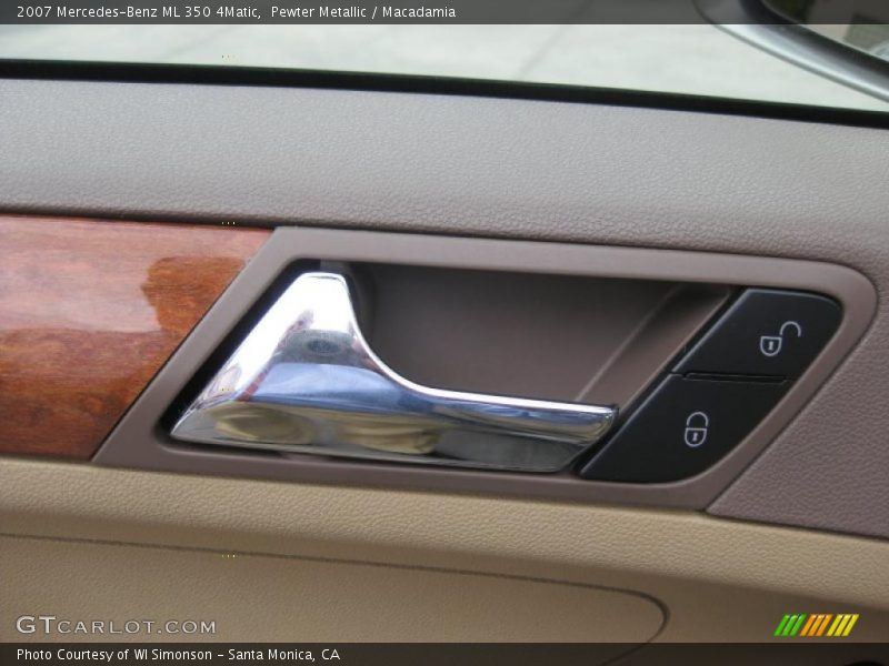 Pewter Metallic / Macadamia 2007 Mercedes-Benz ML 350 4Matic
