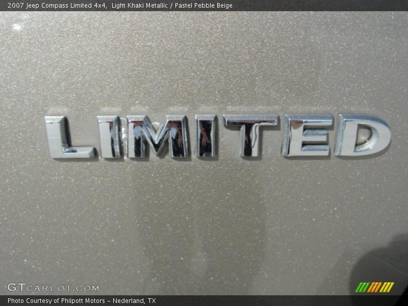 Light Khaki Metallic / Pastel Pebble Beige 2007 Jeep Compass Limited 4x4