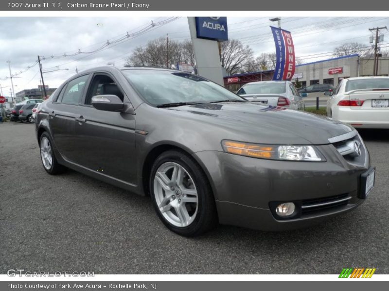 Carbon Bronze Pearl / Ebony 2007 Acura TL 3.2