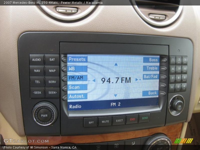 Pewter Metallic / Macadamia 2007 Mercedes-Benz ML 350 4Matic