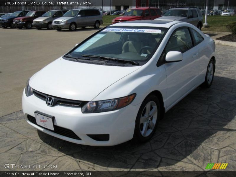 Taffeta White / Ivory 2006 Honda Civic EX Coupe