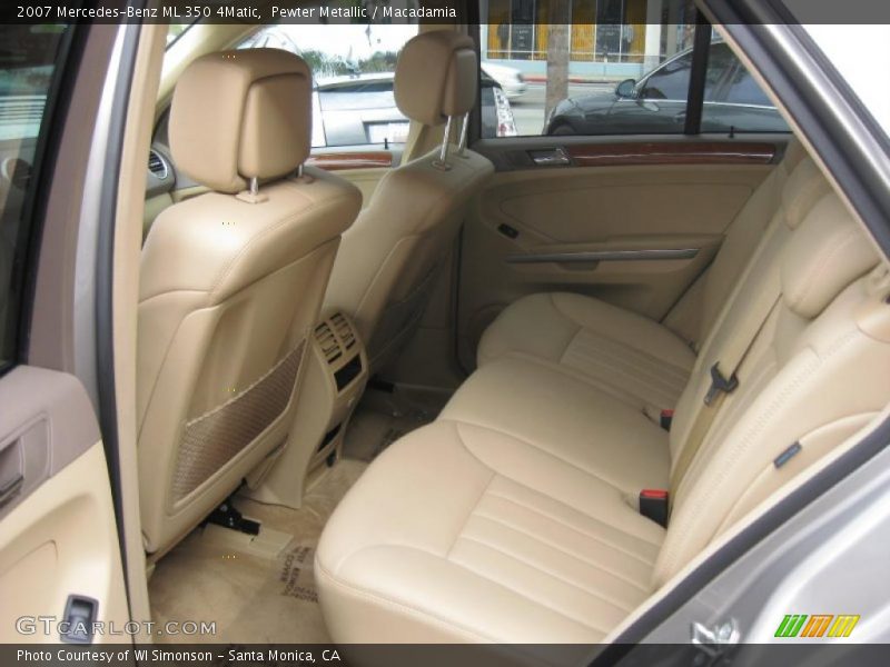 Pewter Metallic / Macadamia 2007 Mercedes-Benz ML 350 4Matic