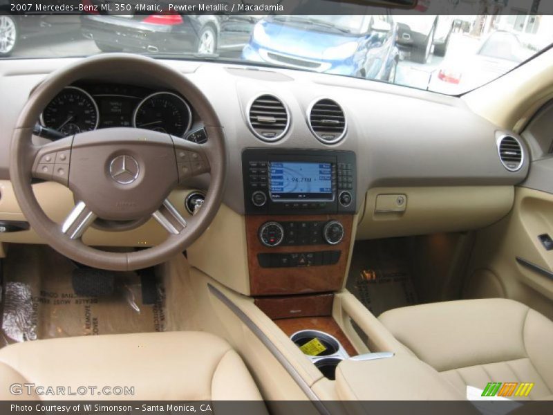 Pewter Metallic / Macadamia 2007 Mercedes-Benz ML 350 4Matic