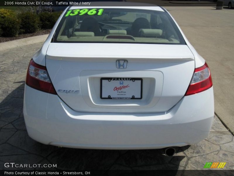 Taffeta White / Ivory 2006 Honda Civic EX Coupe