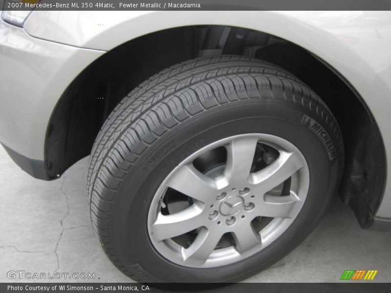 Pewter Metallic / Macadamia 2007 Mercedes-Benz ML 350 4Matic