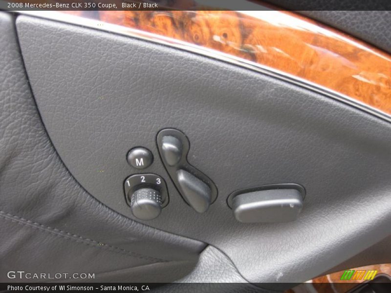 Black / Black 2008 Mercedes-Benz CLK 350 Coupe