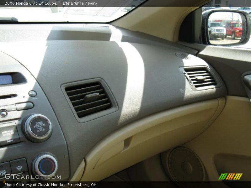 Taffeta White / Ivory 2006 Honda Civic EX Coupe