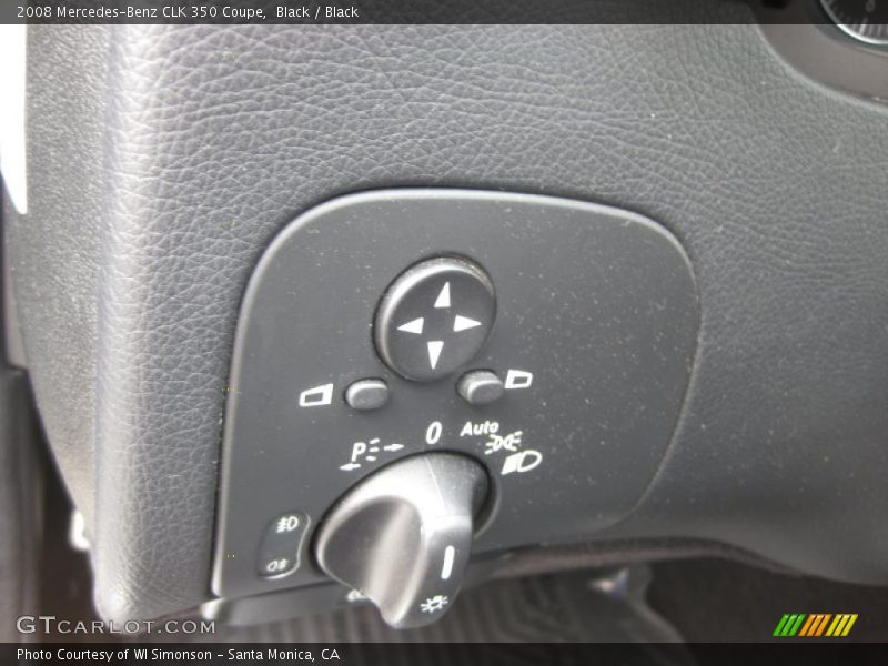 Black / Black 2008 Mercedes-Benz CLK 350 Coupe