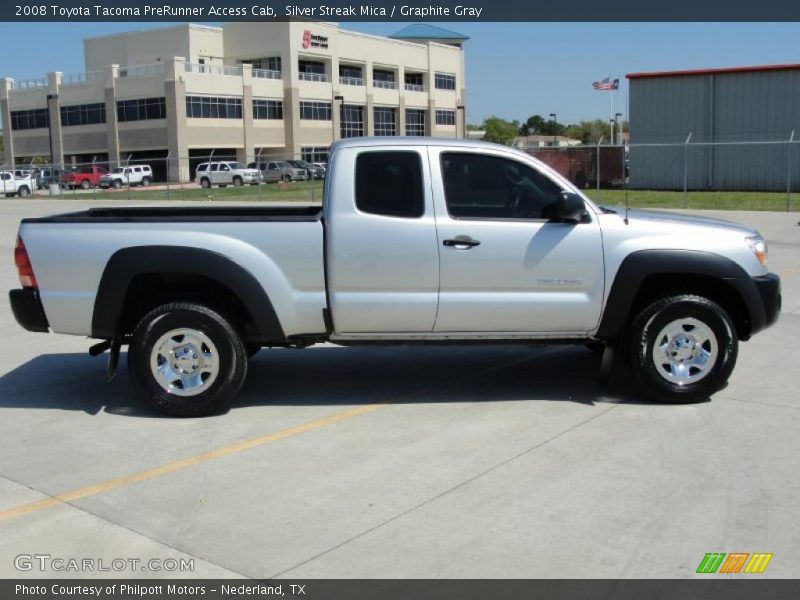 Silver Streak Mica / Graphite Gray 2008 Toyota Tacoma PreRunner Access Cab