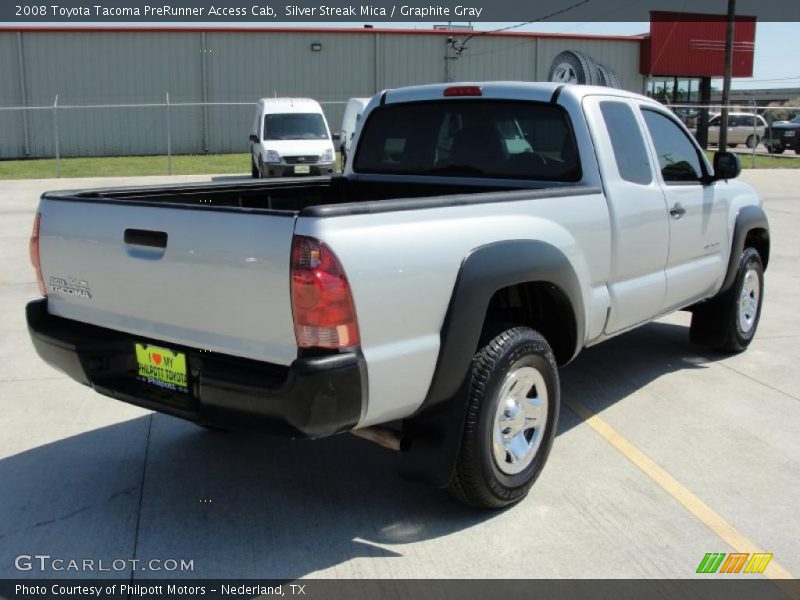 Silver Streak Mica / Graphite Gray 2008 Toyota Tacoma PreRunner Access Cab