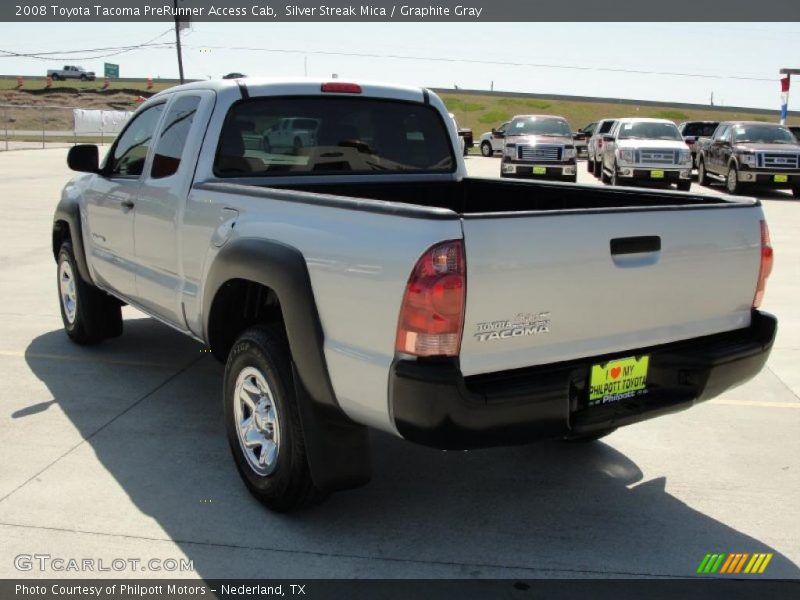 Silver Streak Mica / Graphite Gray 2008 Toyota Tacoma PreRunner Access Cab