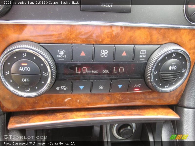 Black / Black 2008 Mercedes-Benz CLK 350 Coupe
