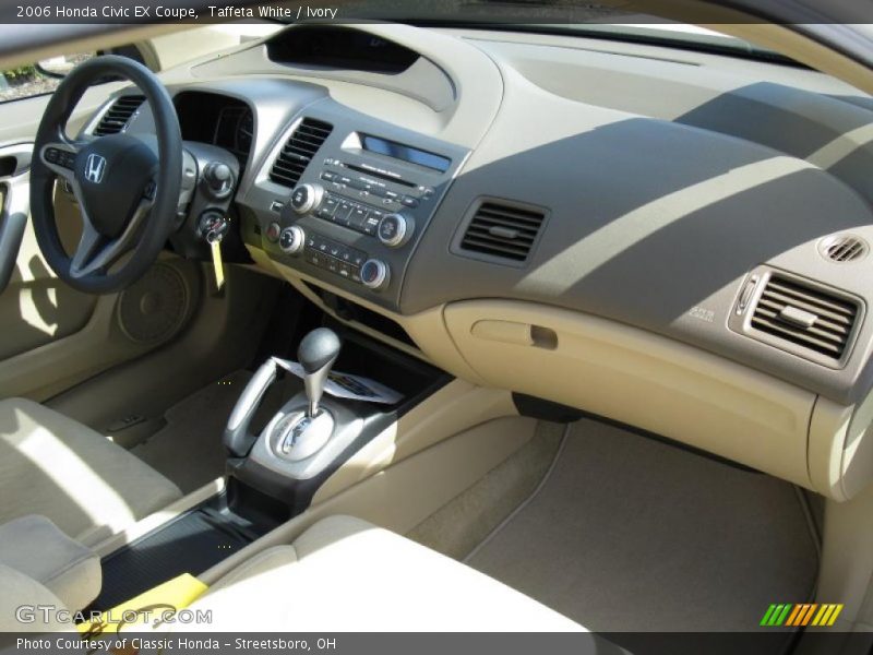 Taffeta White / Ivory 2006 Honda Civic EX Coupe