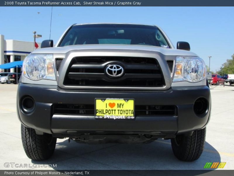 Silver Streak Mica / Graphite Gray 2008 Toyota Tacoma PreRunner Access Cab