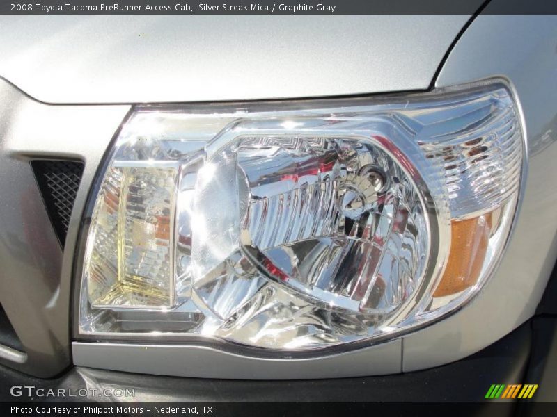 Silver Streak Mica / Graphite Gray 2008 Toyota Tacoma PreRunner Access Cab