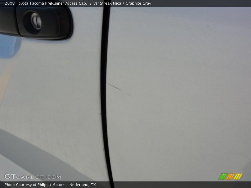 Silver Streak Mica / Graphite Gray 2008 Toyota Tacoma PreRunner Access Cab