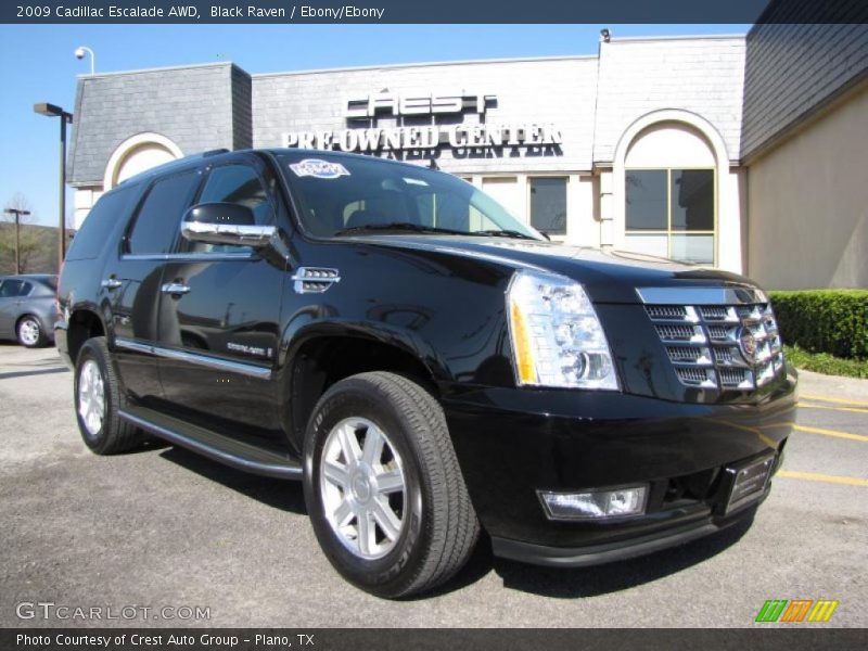 Black Raven / Ebony/Ebony 2009 Cadillac Escalade AWD