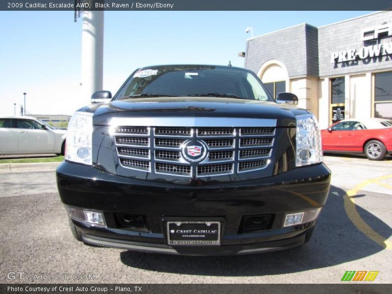 Black Raven / Ebony/Ebony 2009 Cadillac Escalade AWD