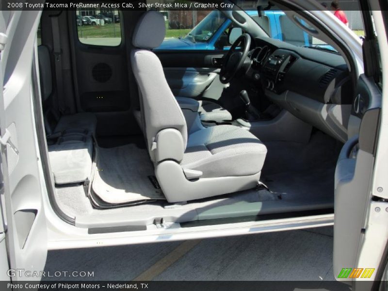 Silver Streak Mica / Graphite Gray 2008 Toyota Tacoma PreRunner Access Cab