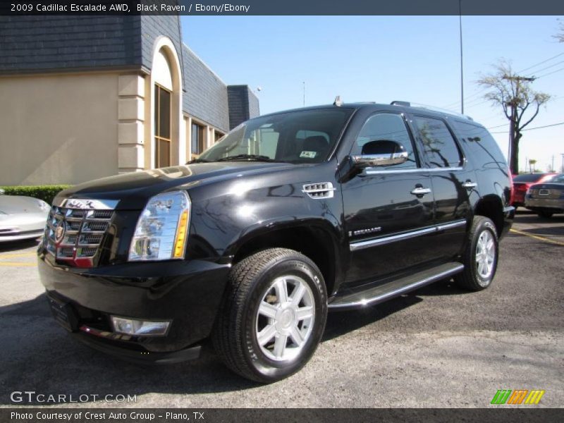 Black Raven / Ebony/Ebony 2009 Cadillac Escalade AWD