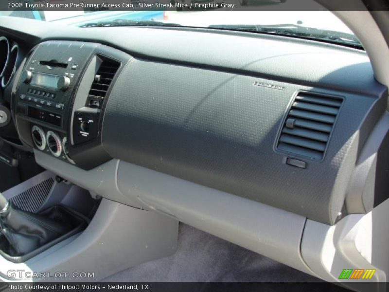 Silver Streak Mica / Graphite Gray 2008 Toyota Tacoma PreRunner Access Cab